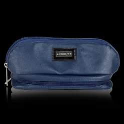 Cosmetic Bag Dark Blue with Mirror (R23388)
